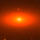 Illustration for article titled This galaxy is pretty much all black hole...